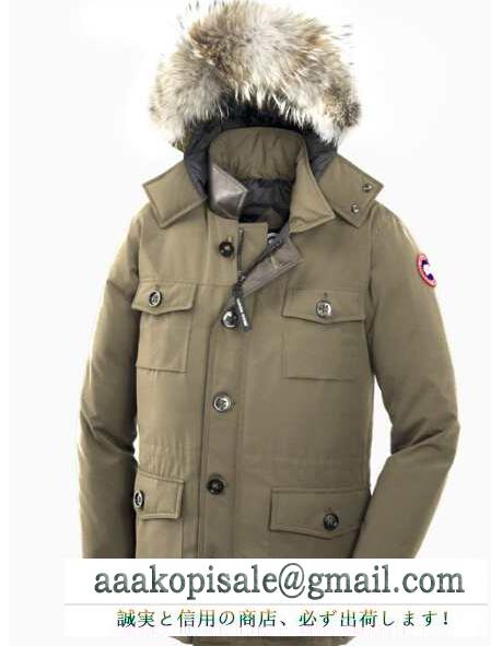 秋冬セールのCANADA goose カナダグース 通販 ジャスパー ファーフードが付き メンズ ダウン ジャケット 多色選択可能