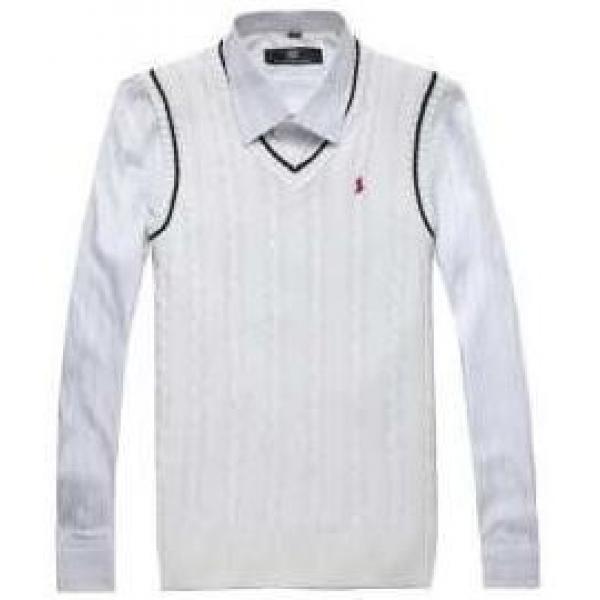 メンズ ポロ セーター コーデの着こなし 爆買い大人気な男性用 POLO RALPH LAUREN PONY Vネック ラルフローレン ニットベスト ポニーロゴ_ポロ ラルフローレンPolo Ralph Lauren_ブランド コピー 激安(日本最大級)