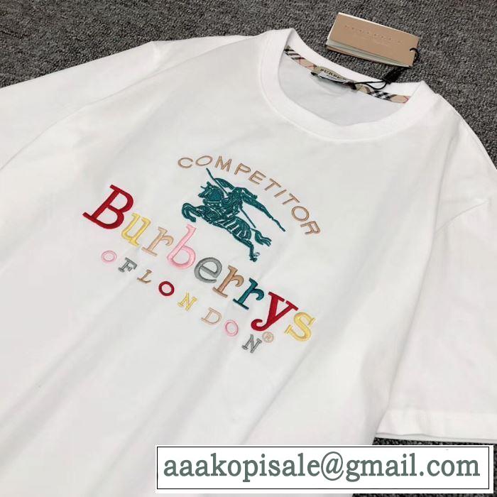 最もクラシックなタイプ バーバリー BURBERRY 2色可選 2019春夏の大注目トレンド Tシャツ/半袖