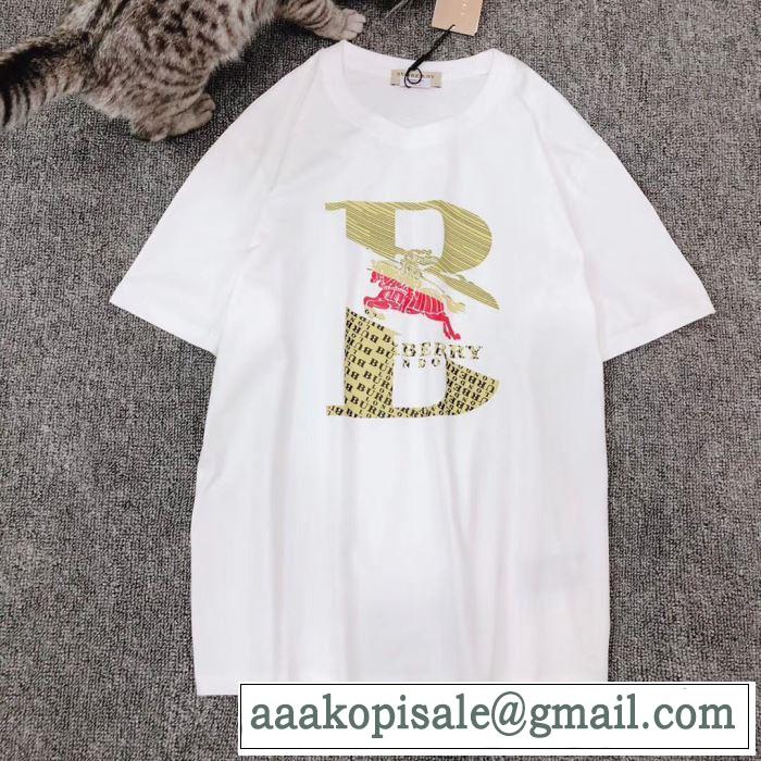 抜け感のあるキレイめ バーバリーBURBERRY 2色可選  Tシャツ/半袖【2019春夏】最新コレクション