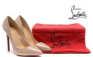 レディース CHRISTIAN LOUBOUTIN クリスチャン ルブタン ポインテッドトゥ パンプス ベージュ ヒール高さ約10cm_クリスチャンルブタン CHRISTIAN LOUBOUTIN_ブランド コピー 激安(日本最大級)