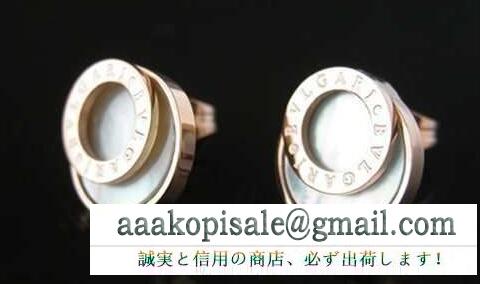 馴染み深いブルガリピアスレディースジュエリーBVLGARI jewelry replica 黒ゴールド