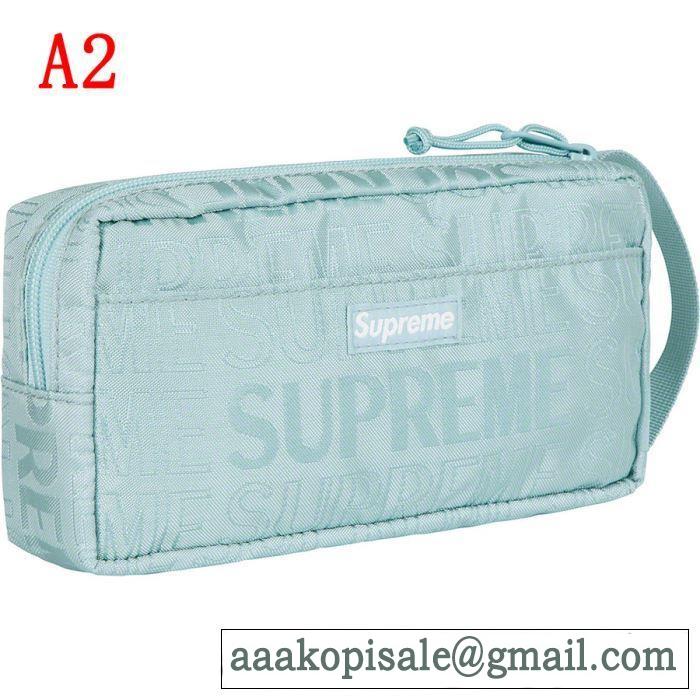 2019春夏は人気定番 SUPREME Organizer Pouch 活躍のバッグ 4色可選 今流行のストリート上品