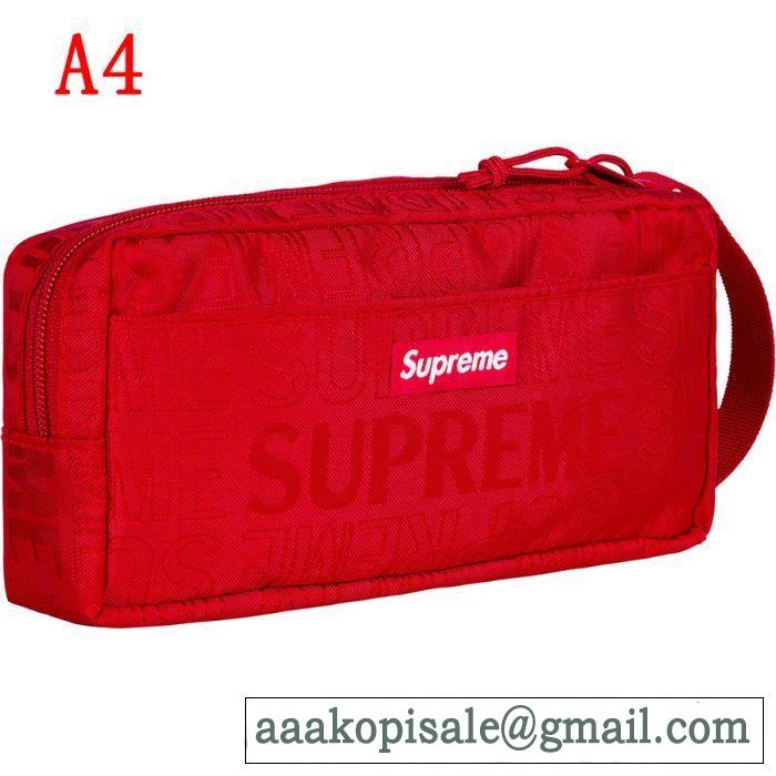 2019春夏は人気定番 SUPREME Organizer Pouch 活躍のバッグ 4色可選 今流行のストリート上品