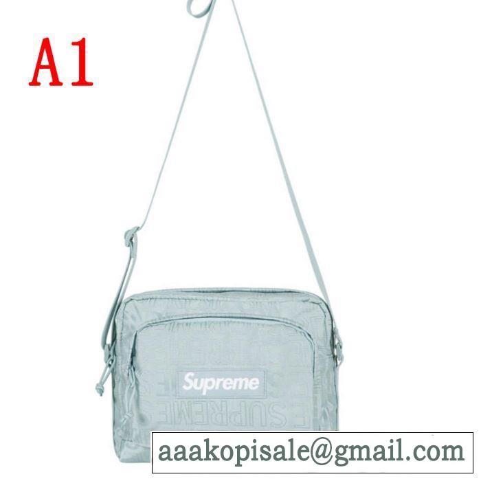 おしゃれ上級者に挑戦 Supreme 19SS 46th Shoulder Bag  シュプリーム SUPREME 4色可選  斜め掛けバッグ