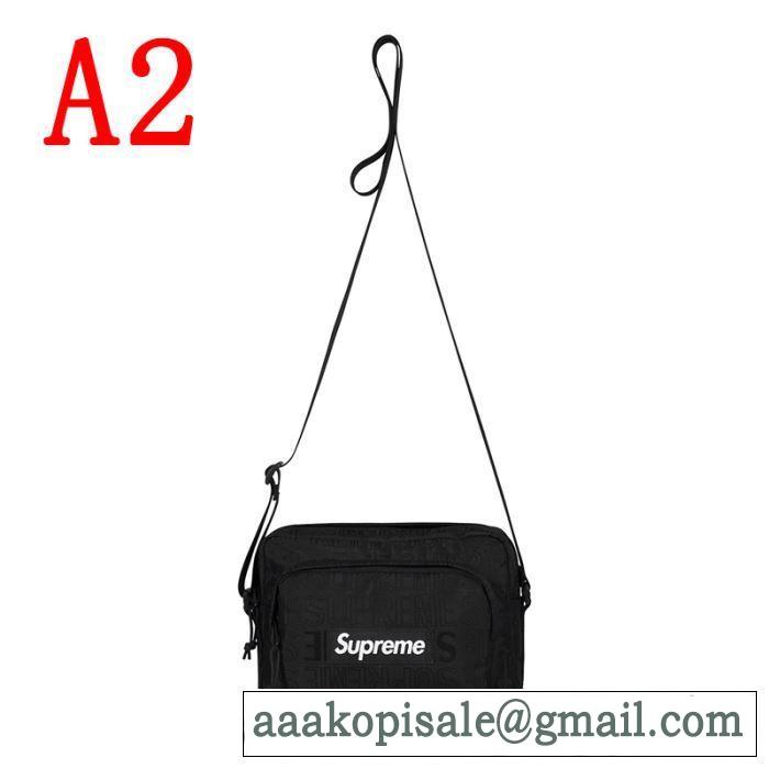 おしゃれ上級者に挑戦 Supreme 19SS 46th Shoulder Bag  シュプリーム SUPREME 4色可選  斜め掛けバッグ