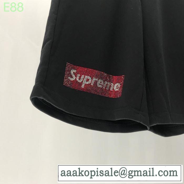 夏先に大活躍する 19SS Swarovski Box Logo Tee ブランドの話題の新作も！ 上下セット 上品なリラックス感