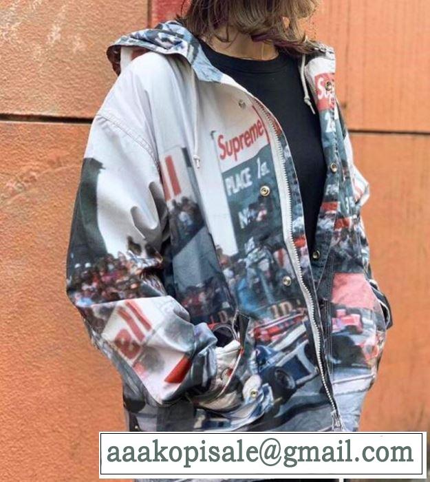 2019春夏は人気定番 Supreme 19ss Grand Prix Parka 爽やかな雰囲気に仕上げる 軽量ジャケット