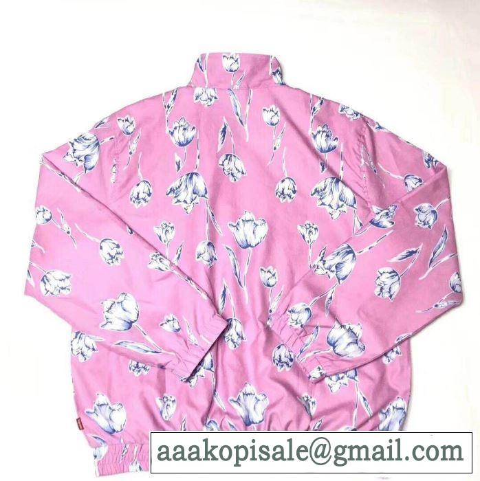 こだわりのコート 19ss Floral Silk Track Jacket Pant爽やかカジュアル人気 2色可選  柔らかい印象に上質