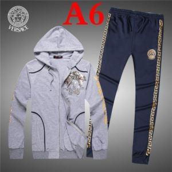 海外セレブ定番愛用 2017秋冬 ヴェルサーチ VERSACE 多色可選 上下セット_ヴェルサーチ VERSACE_ブランド コピー 激安(日本最大級)