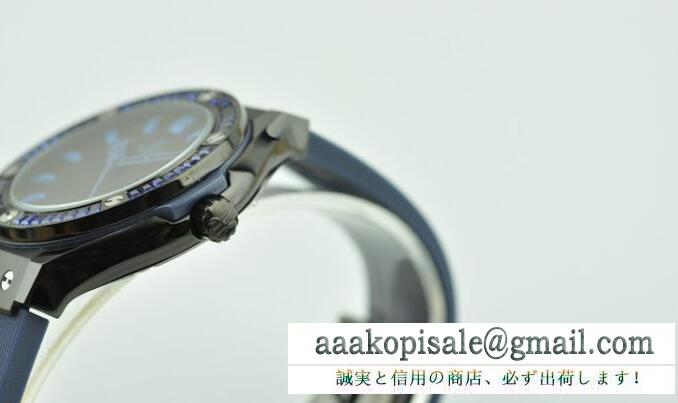 クラシックウブロ 581.ne.2010.lr.1204 クラシックフュージョン 腕時計 レザーベルトラバーダイヤモンドレディース