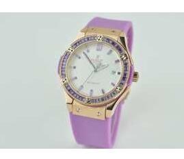 高品質 ウブロ 腕時計 コピー HUBLOT 女性用腕時計 日付表示 38MM ダイヤベゼル_ウブロ Hublot_ブランド コピー 激安(日本最大級)