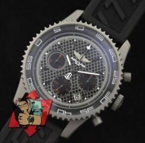 高級品通販BREITLING ブライトリング ベントレーメンズ腕時計 クロノグラフレザーベルトAB0611
