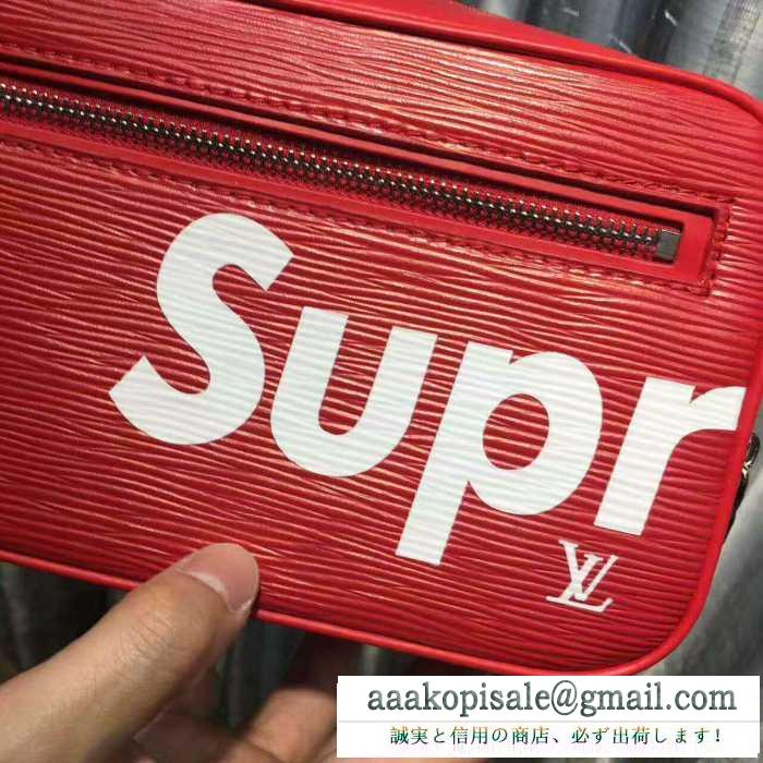 大注目シュプリームルイヴィトンコラボポンチSUPREME lvハンドバッグショッピング2色可選