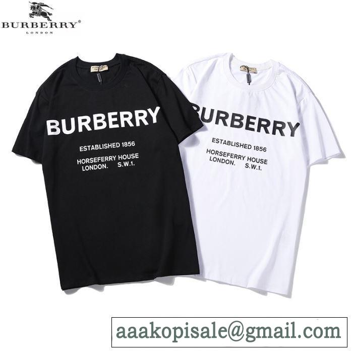 2019春夏人気トレンドアイテム  バーバリー BURBERRY  オシャレ印象で人気の高い 2色可選 Tシャツ/ティーシャツ