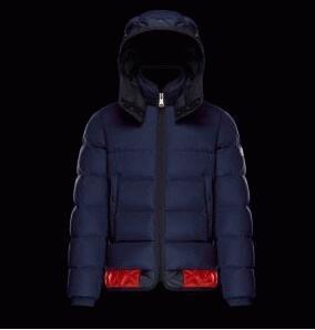 機能的なモンクレールメンズダウンジャケットMONCLER TANGUYダウンアウター パープルジャケットネイビー