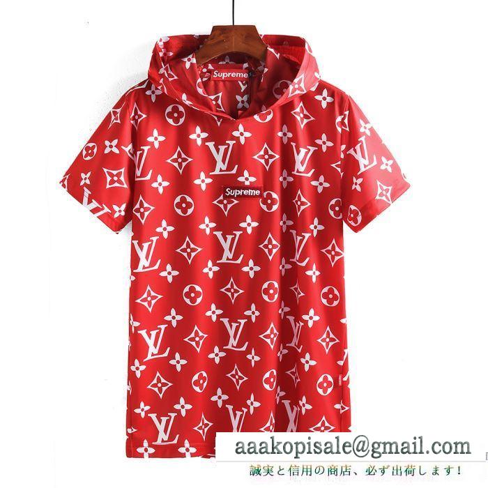 2018春夏新作 超目玉 ルイ ヴィトン louis vuitton tシャツ半袖2色可選