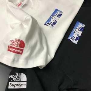 SUPREMEシュプリーム激安The North Face Mountain Tee Box　半袖tシャツ　男女兼用半袖tシャツ　ブラック　ホワイト2色　