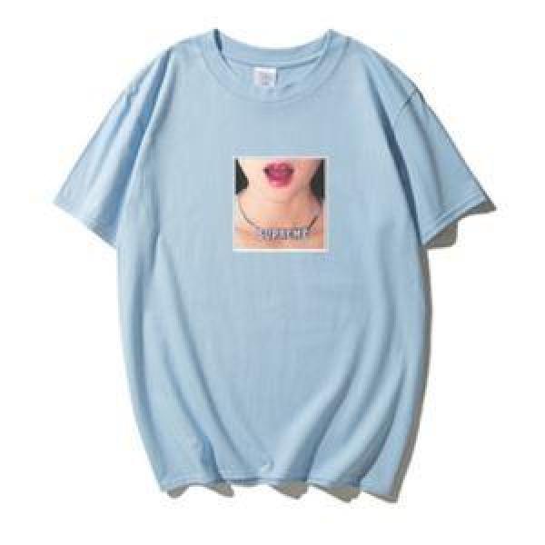 春 夏人気セール 新作登場 シュプリームＴシャツ 値段 最安値2018  Necklace Tee “White”18SS  薄地 個性派 セックス メンズ レディース Ｔシャツ ６色可選