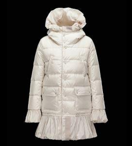 2017秋冬MONCLERモンクレール激安激安　レディース　ダウンジャケット　Viburnum ruffled-hem quilted down coat　ブラック　ホワイト　ネイビー　3色可選