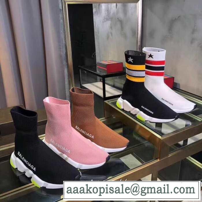 2019春夏のトレンド新商品 メンズ スニーカー 多色可選 BALENCIAGA Speed Trainer バレンシアガ スピードトレーナー