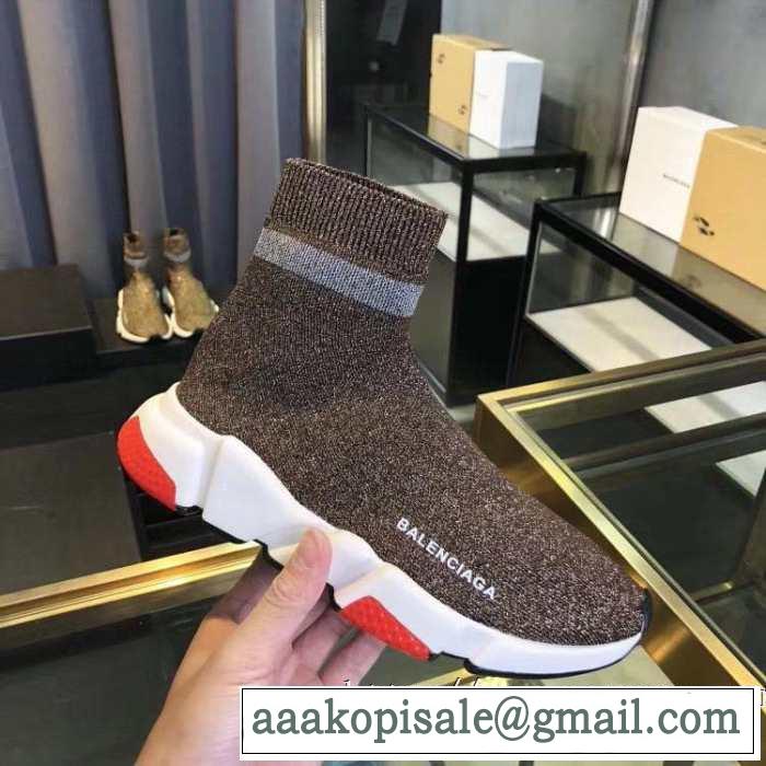 多色可選 2019春夏は人気定番  BALENCIAGA Speed Trainer バレンシアガ スピードトレーナー メンズ スニーカー