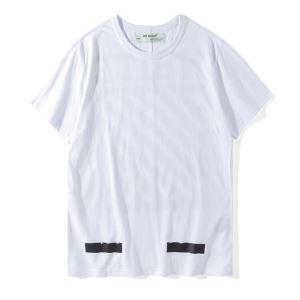 伸縮性抜群Off-Whiteオフホワイトスーパーコピーｔシャツ　スウェット　プリント メンズ　クルーネック半袖Tシャツ　赤色　ブラック　ホワイト