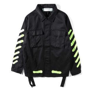 NEWアイテムセール！OFF-WHITE Jacket 激安 オフホワイト コピー ジャケット メンズ 帽子付き防風 カッコイイ　軽量 黒 春夏新品