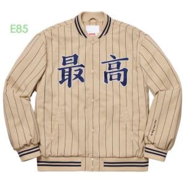 大人かわいい秋冬コーデを楽しみ  野球ウェア2019トレンドアイテム激安  2色可選  Supreme Pintripe Varsity Jacket_ジャケット パーカー セーター コート_メンズファッション_スーパーコピーブランド激安通販 専門店  