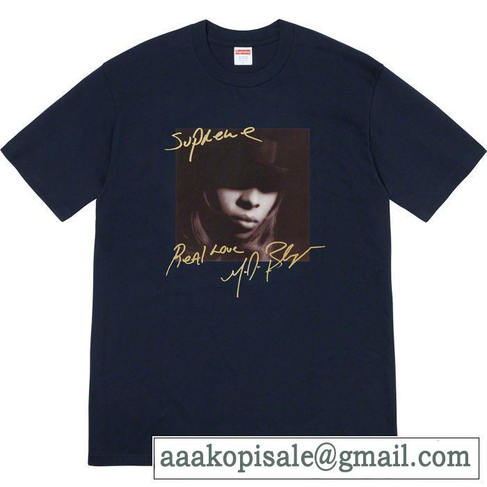 素敵続くトレンド 4色可選  Tシャツ/半袖 Supreme 19FW Mary.J Blige Tee  活躍するトレンドアイテム
