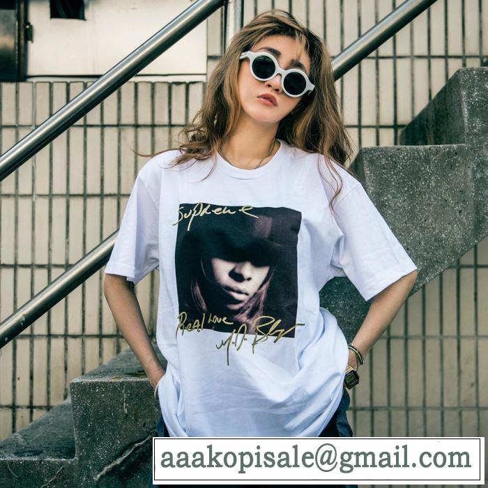 素敵続くトレンド 4色可選  Tシャツ/半袖 Supreme 19FW Mary.J Blige Tee  活躍するトレンドアイテム