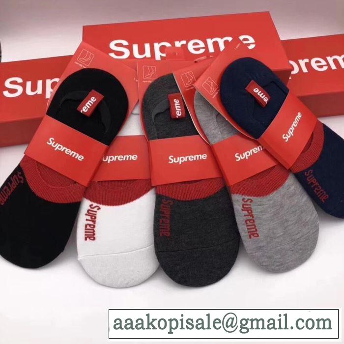 おすすめする注目トレンド 靴下 毎日はちょっとイイ秋冬新品 シュプリーム SUPREME 2019AW