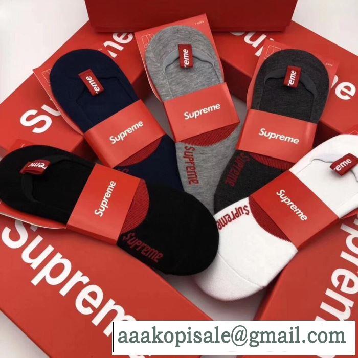おすすめする注目トレンド 靴下 毎日はちょっとイイ秋冬新品 シュプリーム SUPREME 2019AW