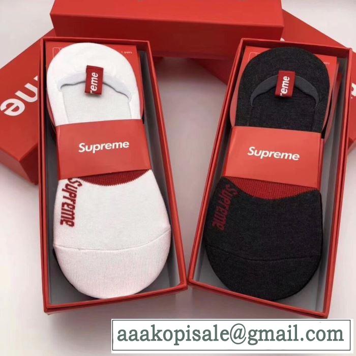おすすめする注目トレンド 靴下 毎日はちょっとイイ秋冬新品 シュプリーム SUPREME 2019AW