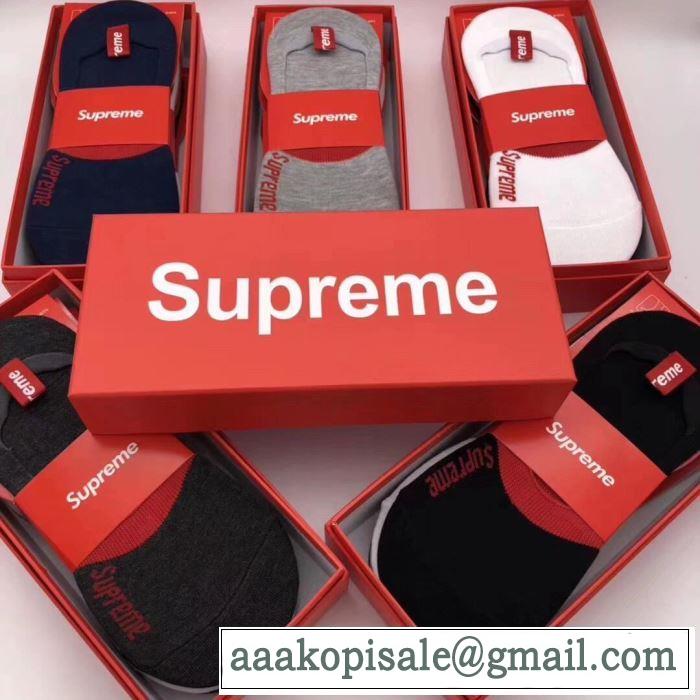 おすすめする注目トレンド 靴下 毎日はちょっとイイ秋冬新品 シュプリーム SUPREME 2019AW