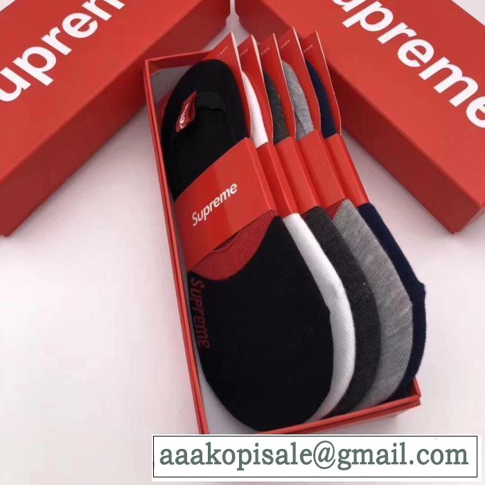 おすすめする注目トレンド 靴下 毎日はちょっとイイ秋冬新品 シュプリーム SUPREME 2019AW