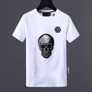 2018超激得 注目されるアイテムランキング PHILIPP PLEIN フィリッププレイン コピー メンズ クルーネック 半袖Ｔシャツ トップス