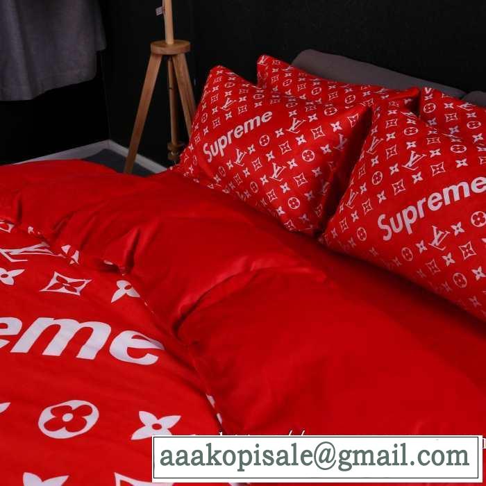 先取り 2019/2020秋冬ファッション シュプリーム SUPREME  寝具4点セット  秋にはやる最新作を先取り