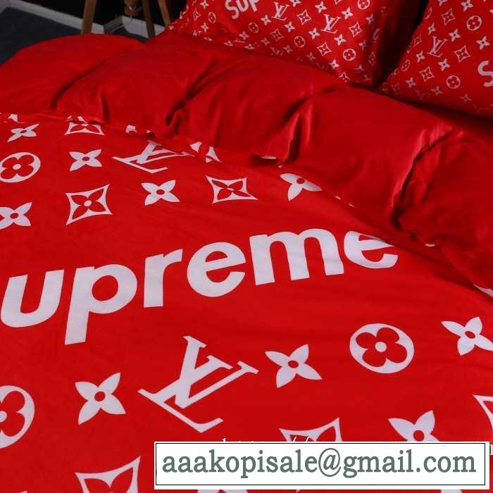 先取り 2019/2020秋冬ファッション シュプリーム SUPREME  寝具4点セット  秋にはやる最新作を先取り