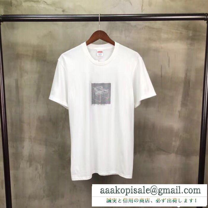 爆買い最新作シュプリーム通販コピーSUPREMEメンズクルーネック半袖Tシャツプリント限定販売モデル