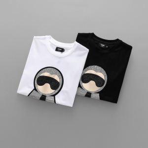 フェンディ FENDI 安定した質感 2018年夏の王道ブランド！ 2色可選 半袖Tシャツ 最旬！_フェンディ FENDI_ブランド コピー 激安(日本最大級)