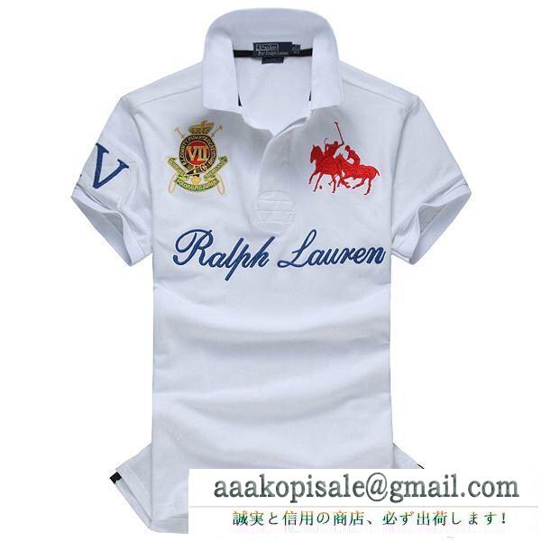 ポロ ラルフローレンpolo ralph laurenｔシャツメンズビジネス用ポロ半袖トップスコピー