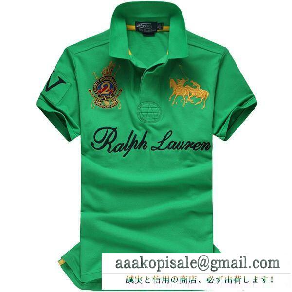 ポロ ラルフローレンpolo ralph laurenｔシャツメンズビジネス用ポロ半袖トップスコピー