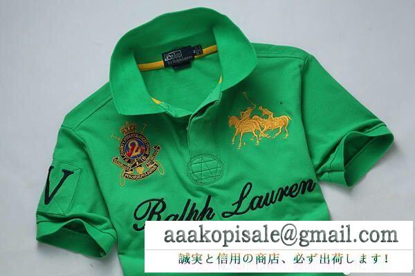 ポロ ラルフローレンpolo ralph laurenｔシャツメンズビジネス用ポロ半袖トップスコピー