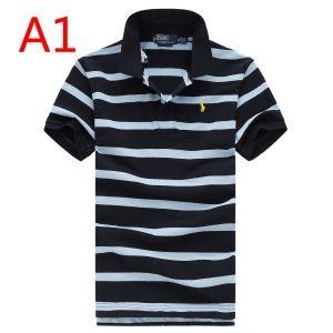 使い勝手も抜群！ポロ ラルフローレンコピーPolo Ralph Laurenメンズビジネス用ポロストライプ半袖ｔシャツ