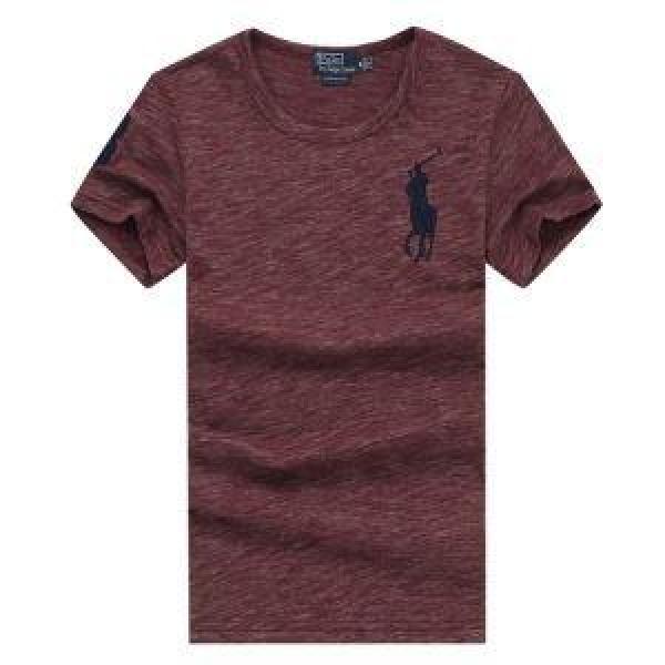 話題となる人気品Polo Ralph Laurenポロ ラルフローレンｔシャツコピーメンズ無地クルーネック半袖