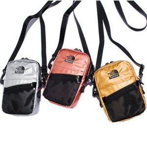 3色可選SupremeＸThe North Face® Metallic Shoulder Bagシュプリームコピー18SSメタリックショルダーバッグ、ゴルード