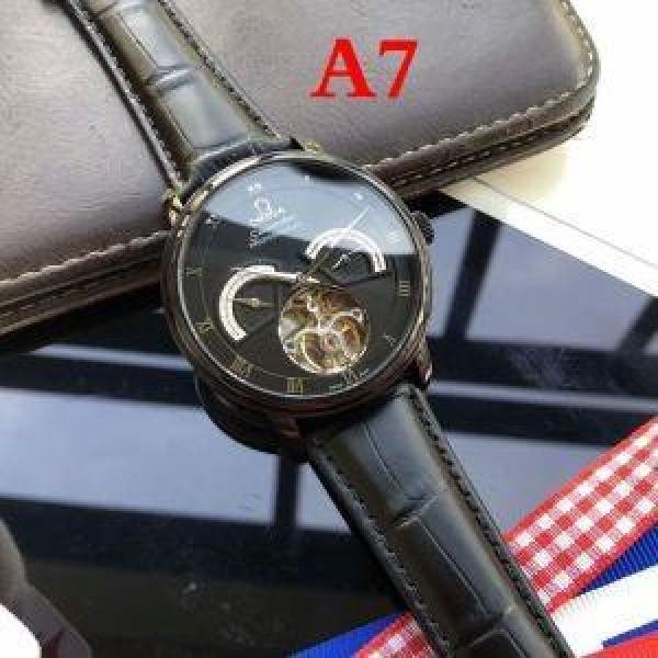 今季注目　OMEGA オメガ 男性用腕時計 自動巻き ムーブメント 牛革布地ベルト　多色可選_オメガ OMEGA_ブランド コピー 激安(日本最大級)