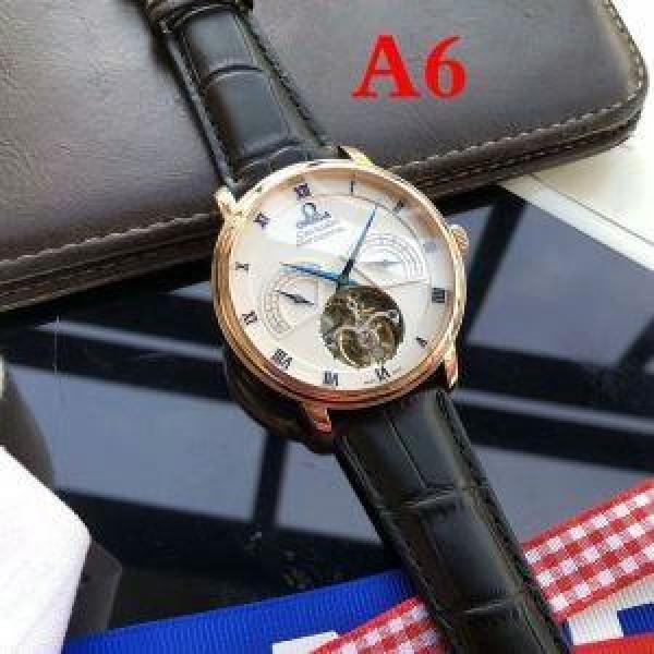 今季注目　OMEGA オメガ 男性用腕時計 自動巻き ムーブメント 牛革布地ベルト　多色可選_オメガ OMEGA_ブランド コピー 激安(日本最大級)