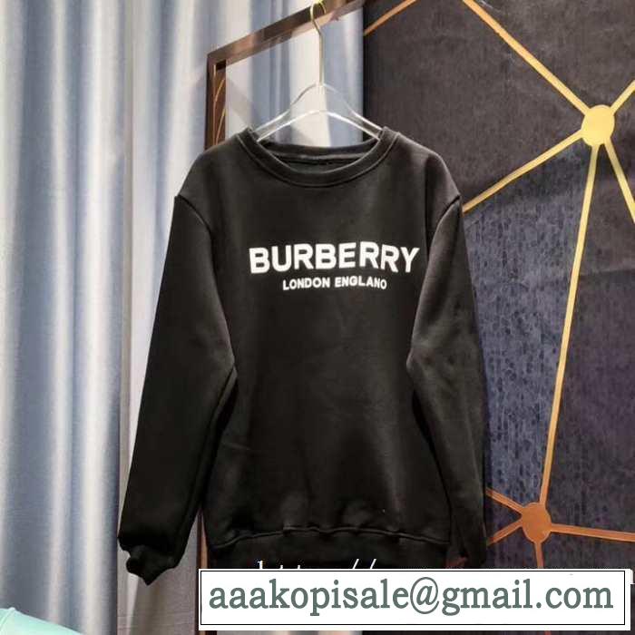 2019秋断然ブランド推し バーバリー BURBERRY プルオーバーパーカー 2色可選 ファッション上級者向け